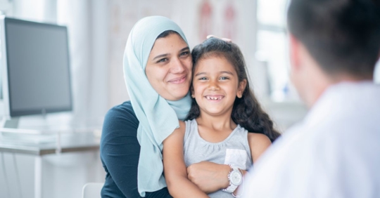 immigrant patients and doctor