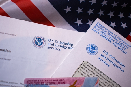 Mail from U.S Citizenship and Immigration Services