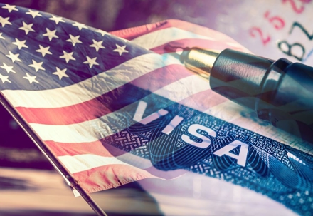 United States of America Visa Document